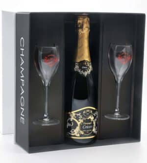 COFFRET FLUTES AVEC BOUTEILLE
